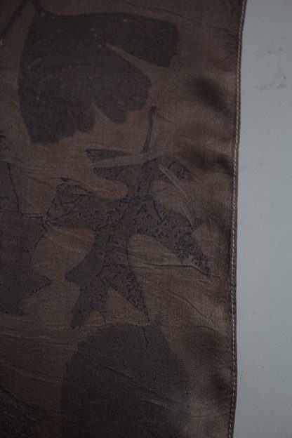SILK SCARF CHOCOLATE - Image 6