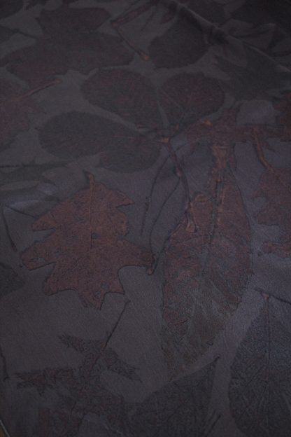 SILK SCARF PLUM - Image 3