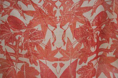 SILK SCARF RED TERRACOTTA - Image 5